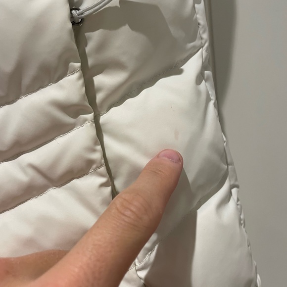 White North Face 700 down-filled puffer Gilet small - Picture 4 of 8